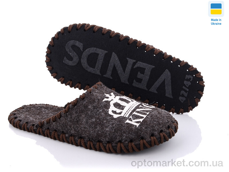 Купить Капці чоловічі 311M коричневый Vends коричневий, фото 2