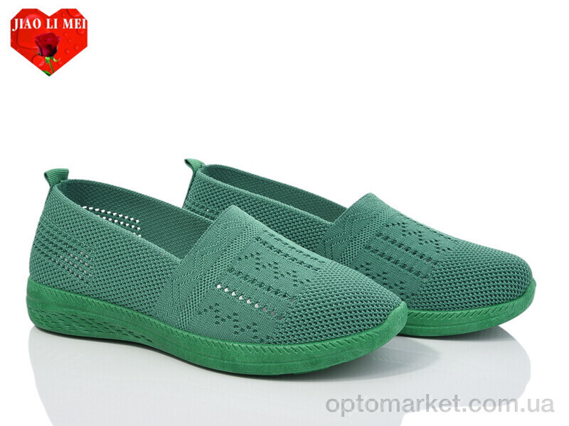 Купить Сліпони жіночі 313-8 Jiao Li Mei зелений, фото 1