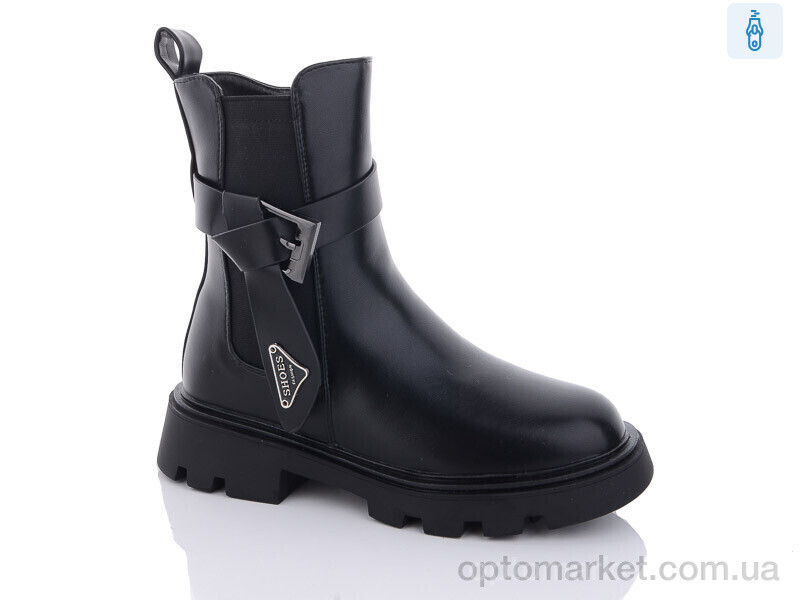 Купить Черевики жіночі 3135-1 Purlina чорний, фото 1