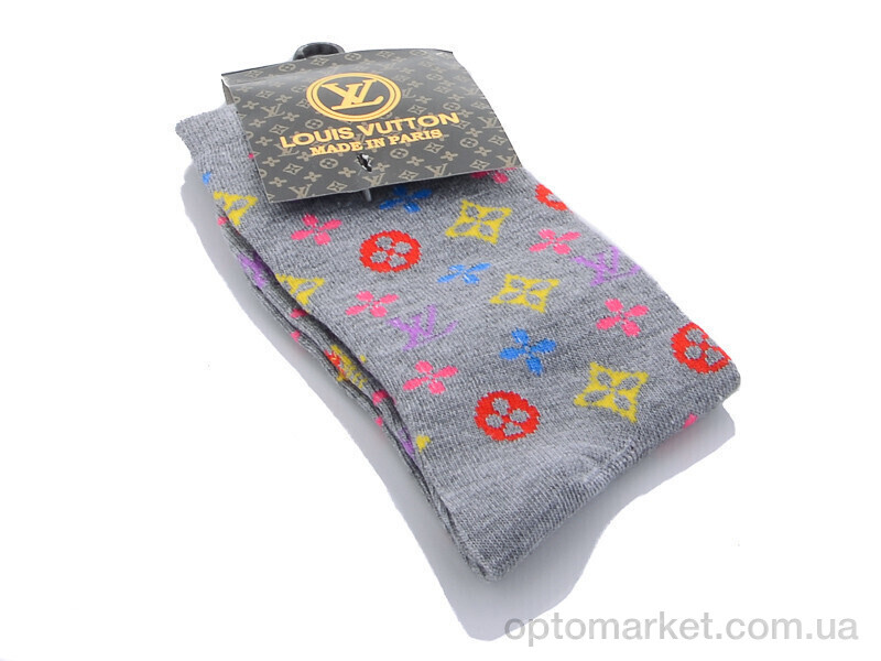 Купить Шкарпетки дитячі 313 L.uis Vuitton сірий, фото 2