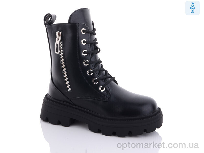 Купить Черевики жіночі 3165-1 Purlina чорний, фото 1