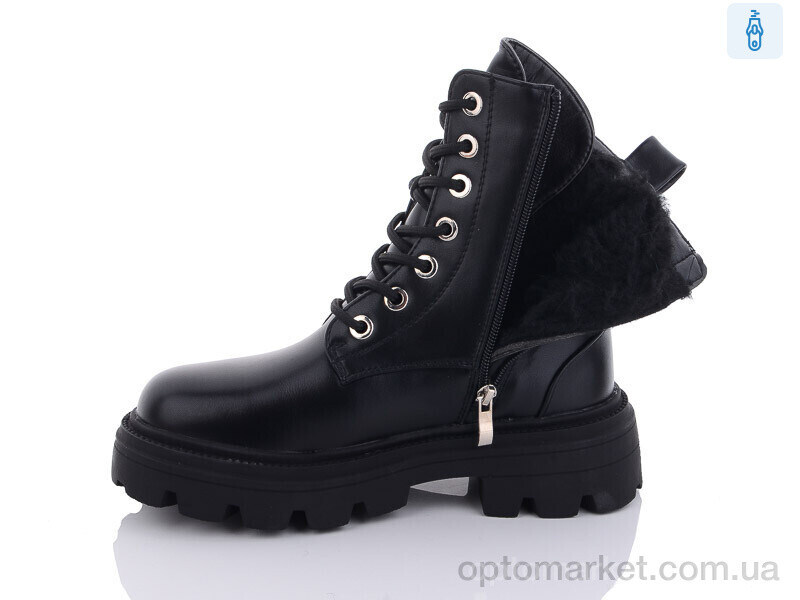 Купить Черевики жіночі 3165-1 Purlina чорний, фото 2