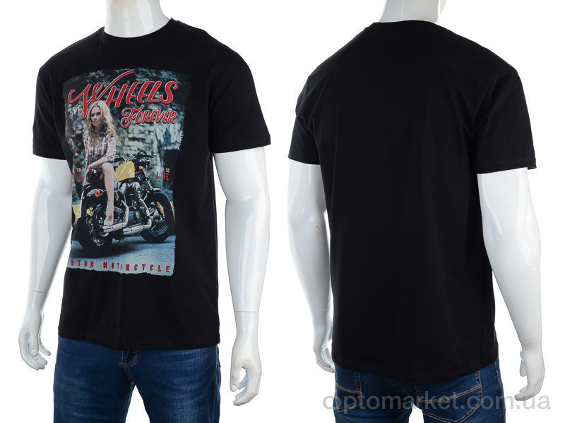 Купить Футболка чоловічі 3186-2928-1 black Daniel Jones чорний, фото 3