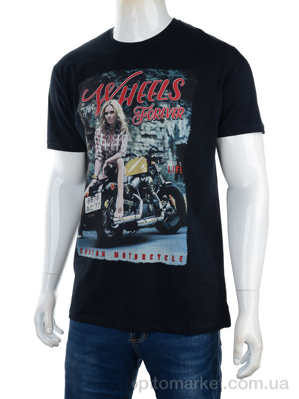 Купить Футболка чоловічі 3186-2928-2 navy Daniel Jones синій, фото 1