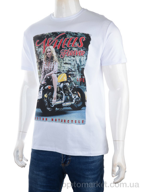 Купить Футболка чоловічі 3186-2928-5 white Daniel Jones білий, фото 1