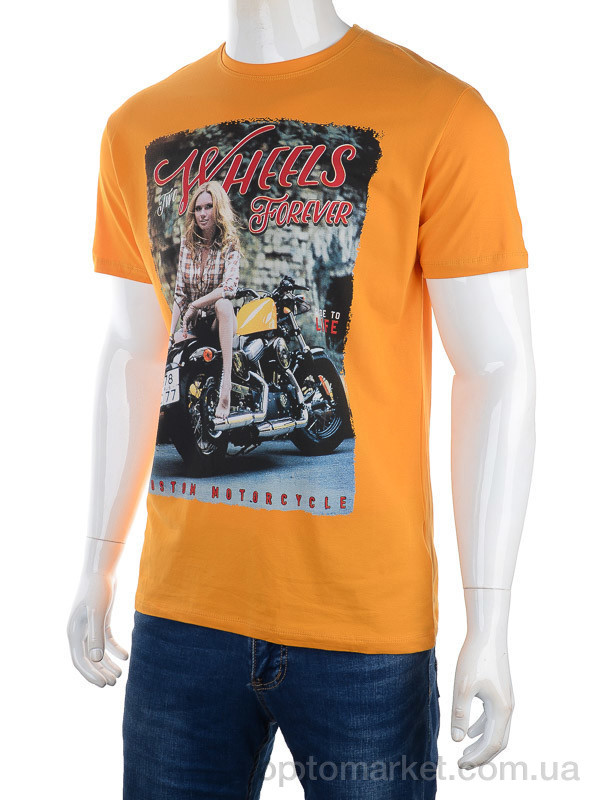 Купить Футболка чоловічі 3186-2928-7 yellow Daniel Jones жовтий, фото 1