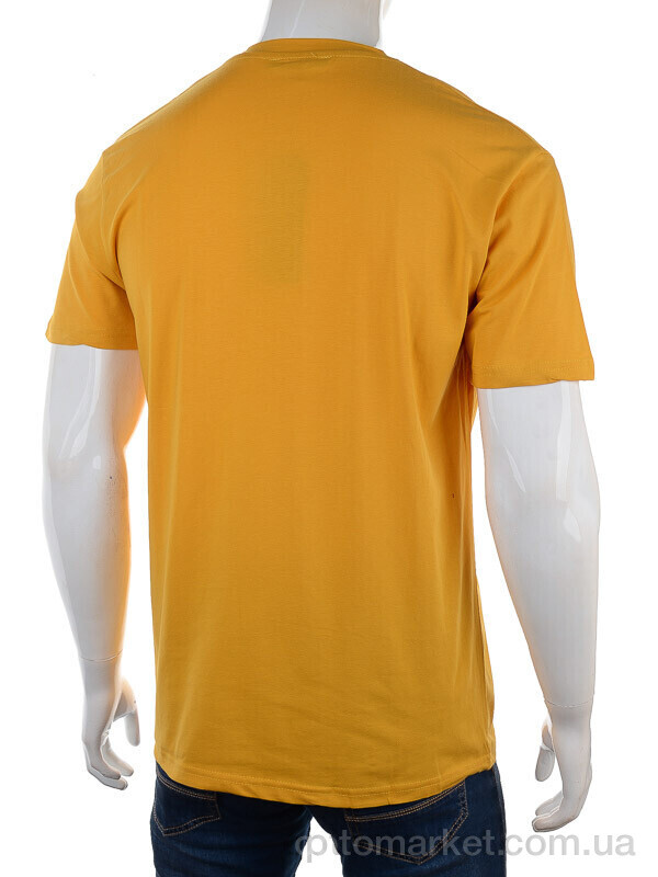 Купить Футболка чоловічі 3186-5 yellow Daniel Jones жовтий, фото 2