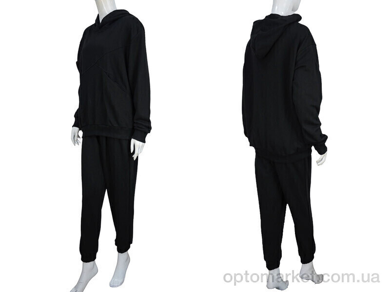 Купить Спортивний костюм жіночі 3199-3-301 black Dario Biachi чорний, фото 3