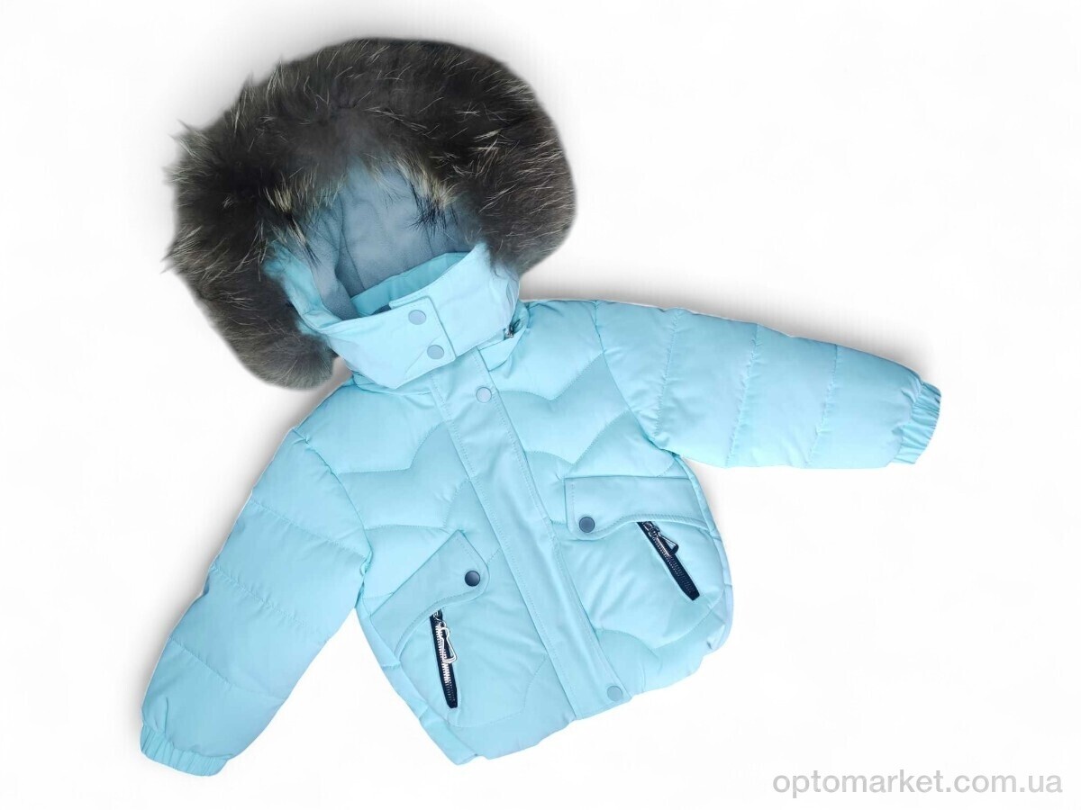Купить Комплекти дитячі дитячі 3211 куртка-напівкомбінезон св.бірюзовий Broney Kids блакитний, фото 2