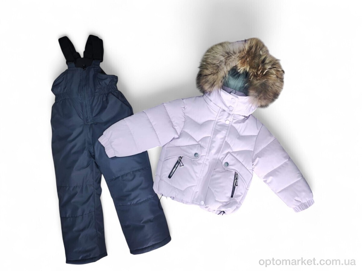 Купить Комплекти дитячі дитячі 3211 куртка-напівкомбінезон св.бузковий Broney Kids фіолетовий, фото 1