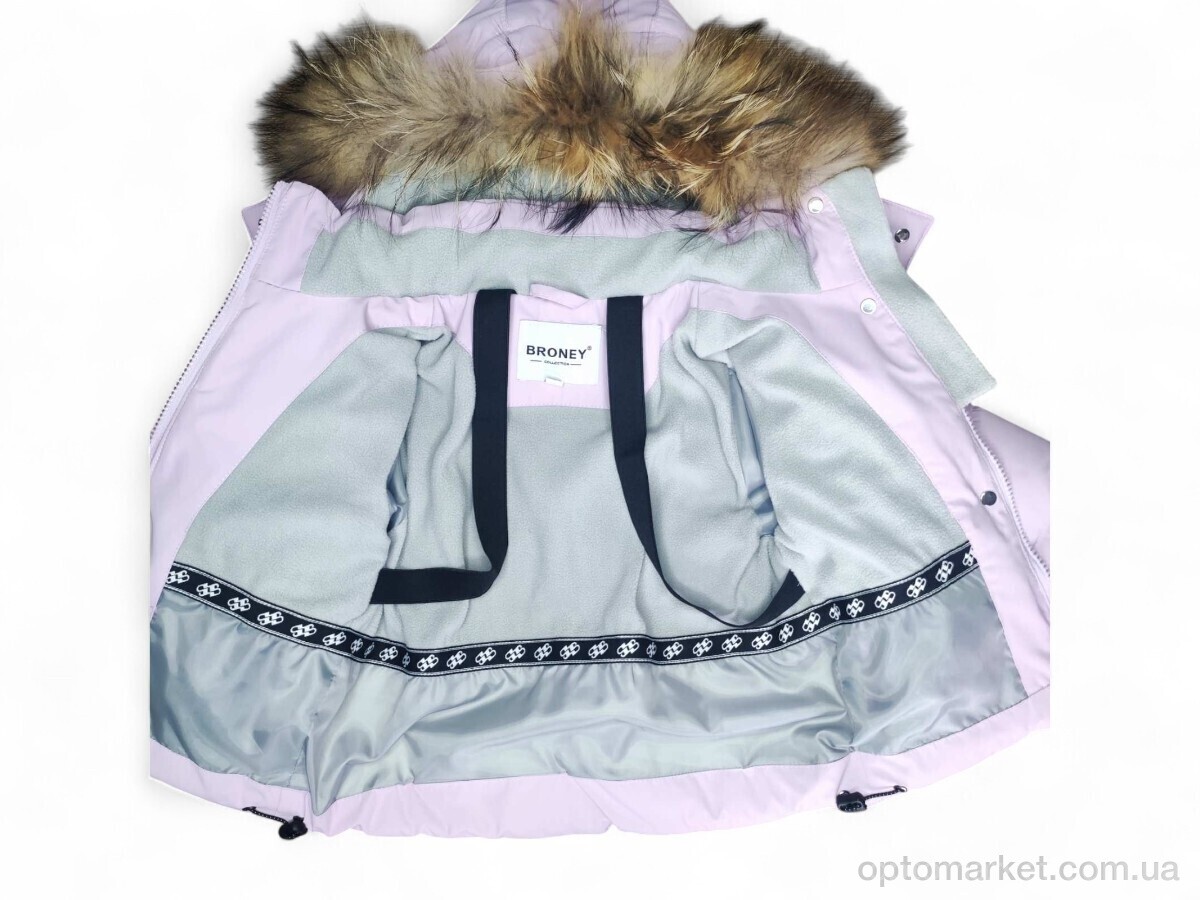 Купить Комплекти дитячі дитячі 3211 куртка-напівкомбінезон св.бузковий Broney Kids фіолетовий, фото 4