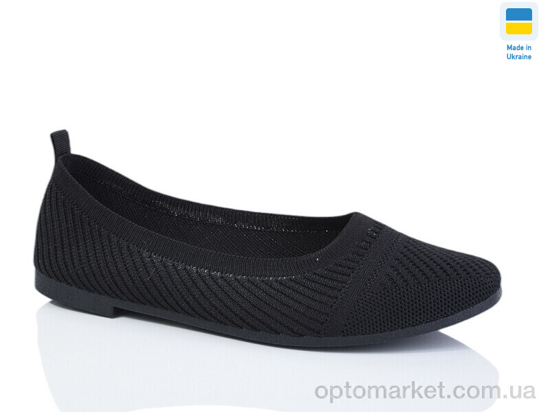 Купить Балетки жіночі 3213-1 Swin чорний, фото 1