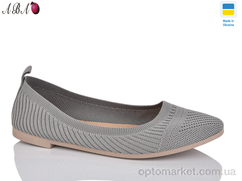 Купить Балетки жіночі 3213-3 Swin сірий, фото 1