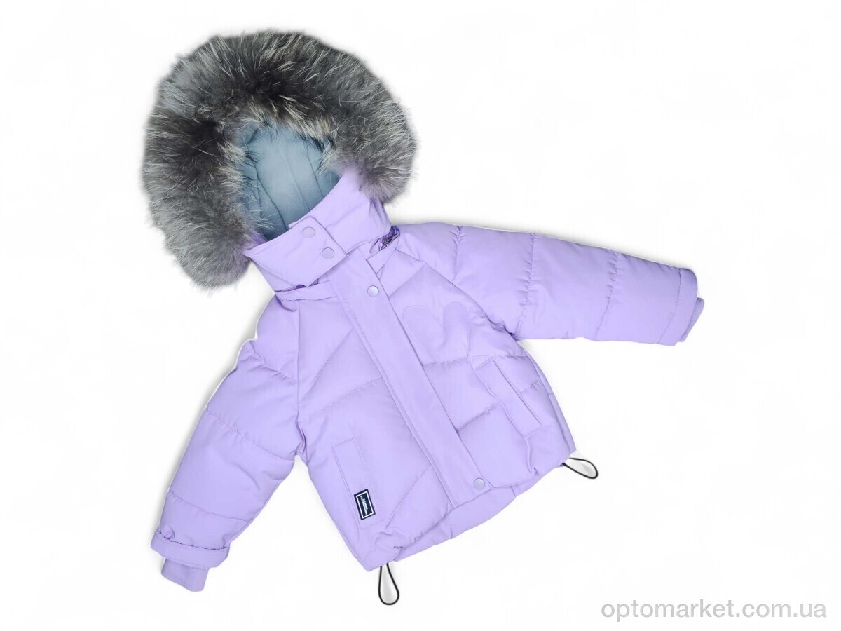 Купить Комплекти дитячі дитячі 3215 куртка-напівкомбінезон бузковий Broney Kids фіолетовий, фото 2