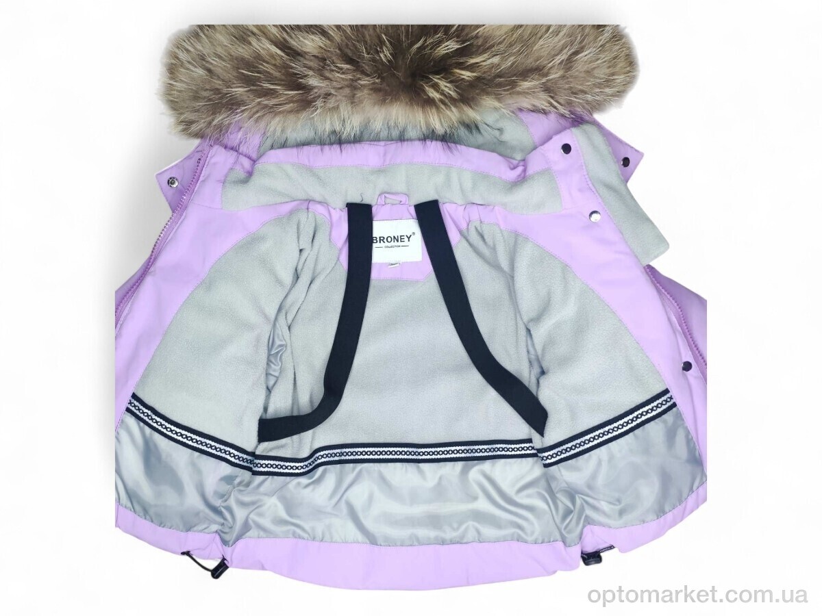 Купить Комплекти дитячі дитячі 3215 куртка-напівкомбінезон бузковий Broney Kids фіолетовий, фото 4