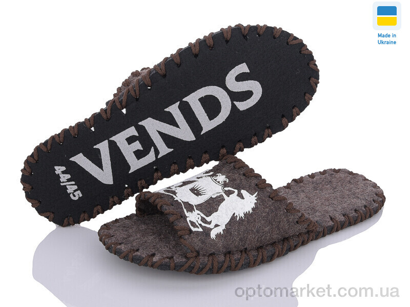 Купить Капці чоловічі 321M коричневий Vends коричневий, фото 1