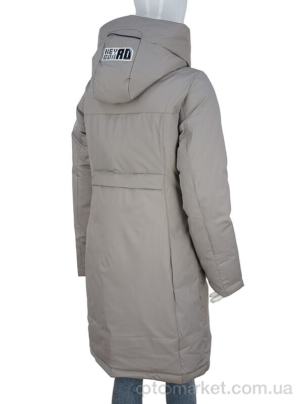 Купить Пальто жіночі 322-04 d.beige П2П бежевий, фото 2