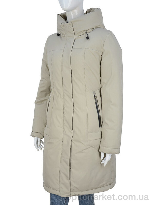 Купить Пальто жіночі 322-05 beige П2П бежевий, фото 1
