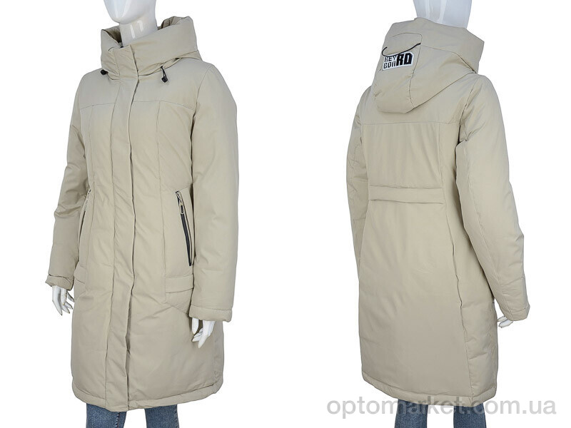 Купить Пальто жіночі 322-05 beige П2П бежевий, фото 3