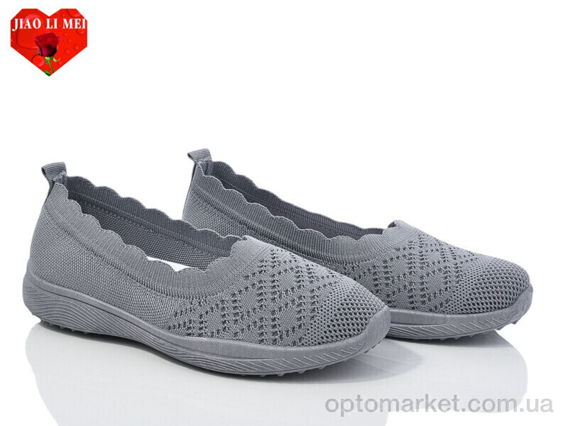 Купить Сліпони жіночі 322 Jiao Li Mei сірий, фото 1