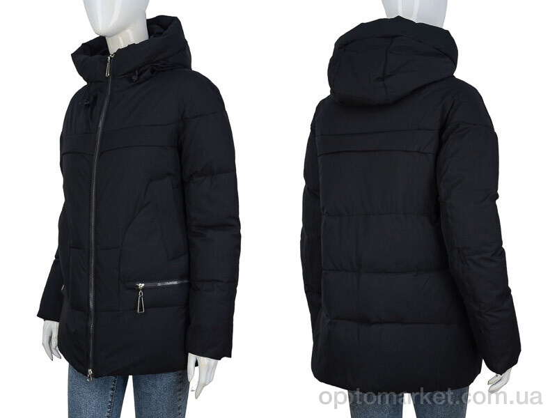 Купить Куртка жіночі 323-01 black П2П чорний, фото 3