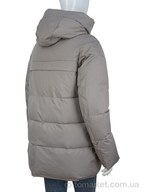 Купить Куртка жіночі 323-02 d.beige П2П бежевий, фото 2