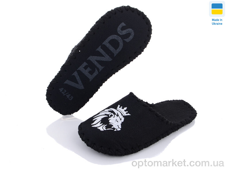 Купить Капці чоловічі 323 черный Vends чорний, фото 2