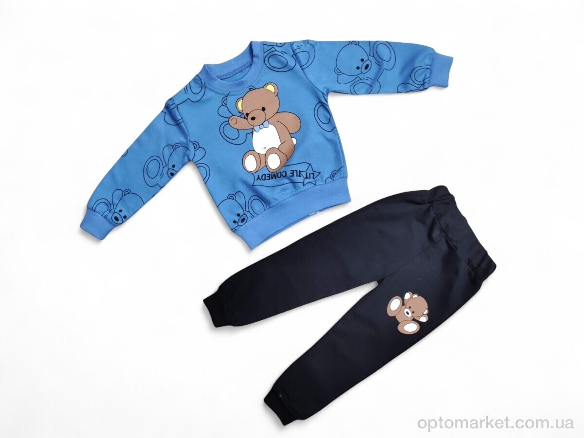 Купить Комплекти дитячі дитячі 3258 синій батнік-штани Partner Baby синій, фото 1