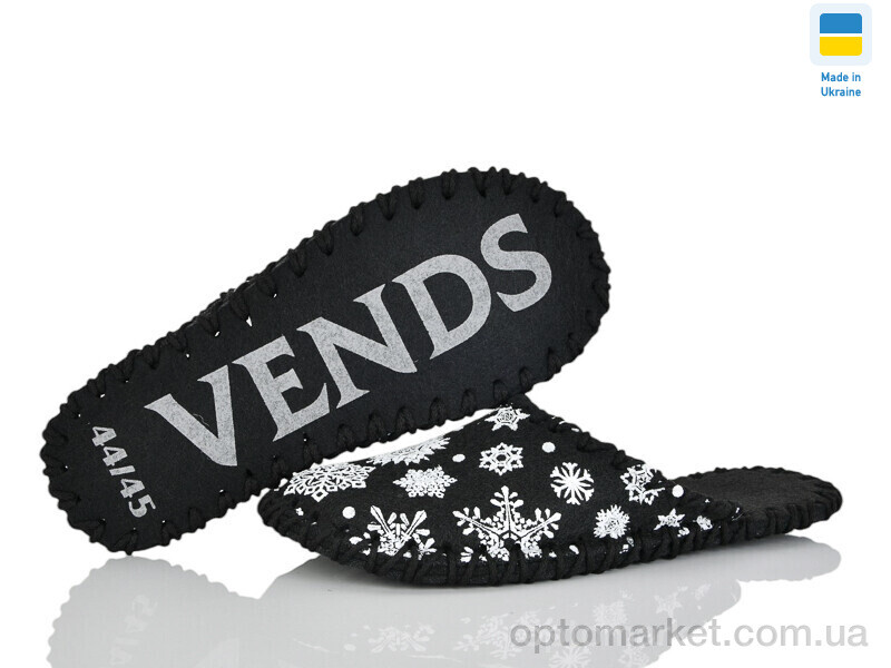 Купить Капці чоловічі 325M чорний Vends чорний, фото 3