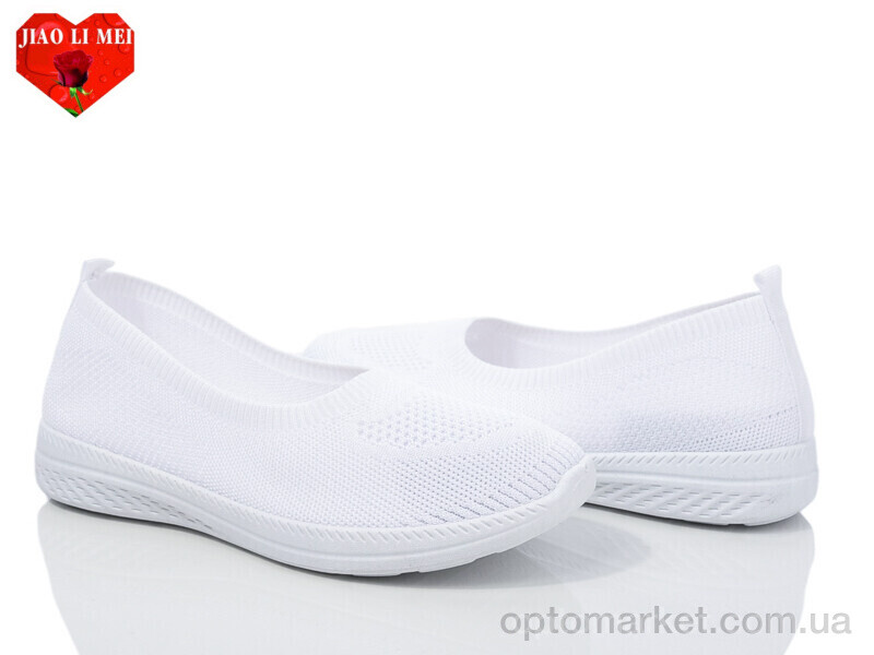 Купить Сліпони жіночі 326-2 Jiao Li Mei білий, фото 1