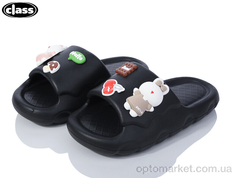 Купить Шльопанці жіночі 328-1 Wei Wei-Class чорний, фото 1