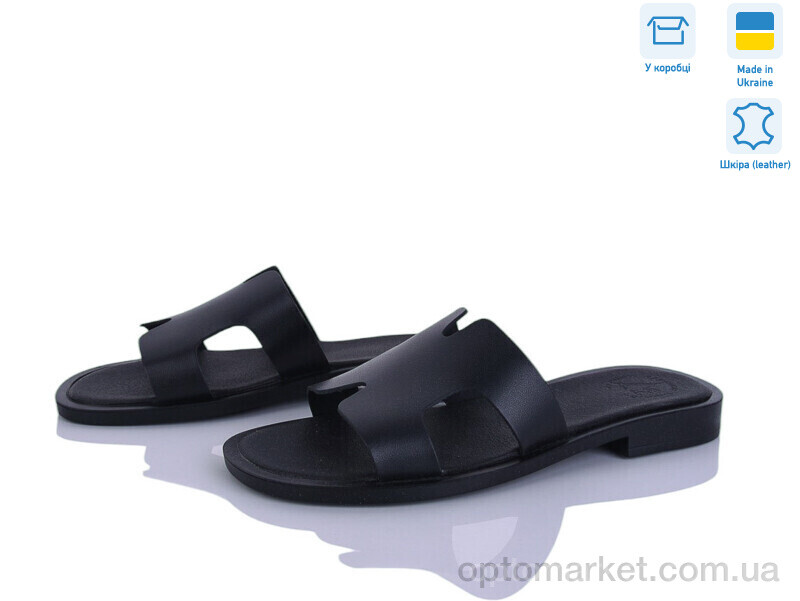 Купить Шльопанці жіночі 328-2A Ailinda чорний, фото 1