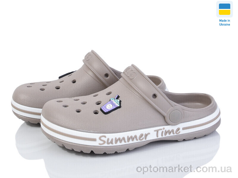 Купить Крокси дитячі 328 коричневий Dago коричневий, фото 1