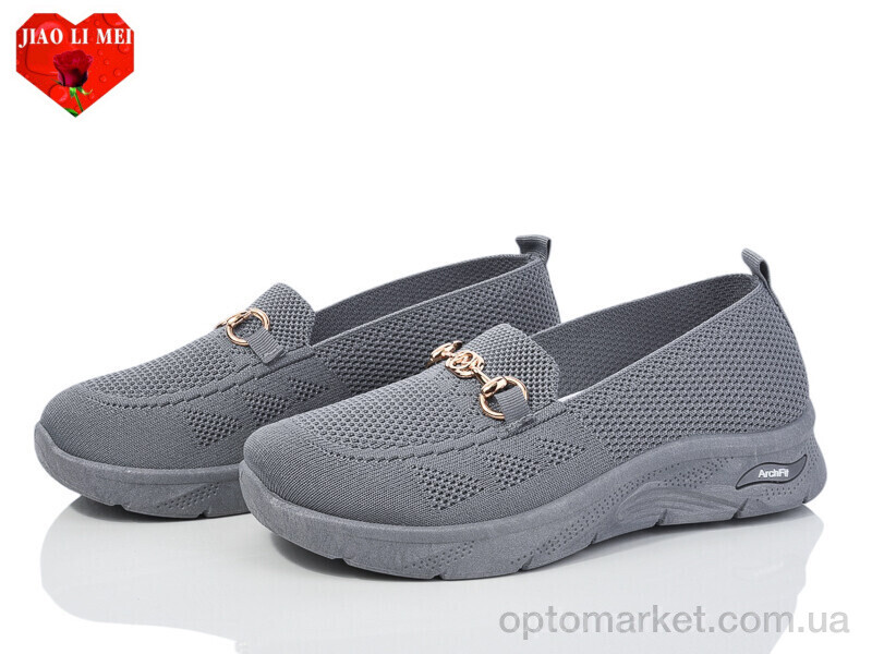 Купить Сліпони жіночі 328 Jiao Li Mei сірий, фото 1