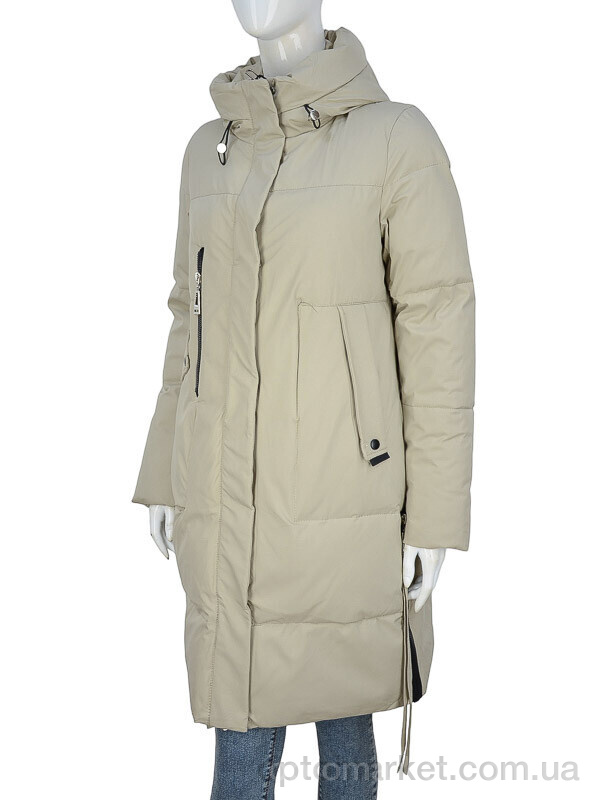 Купить Пальто жіночі 329-03 beige П2П бежевий, фото 1