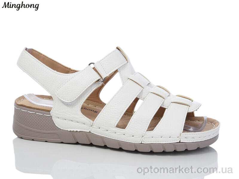 Купить Босоніжки жіночі 329-2 Minghong білий, фото 1