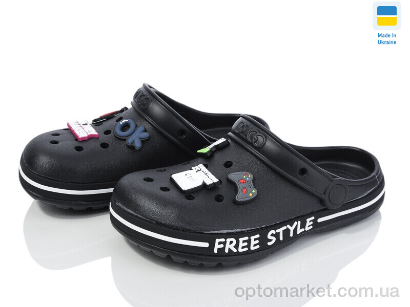 Купить Крокси дитячі 329 чорний Dago чорний, фото 1