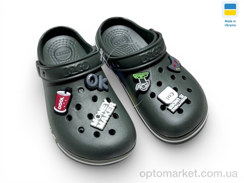 Купить Крокси дитячі 329 хакі Dago хакі, фото 1