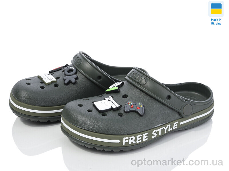 Купить Крокси дитячі 329 зелений Dago зелений, фото 1