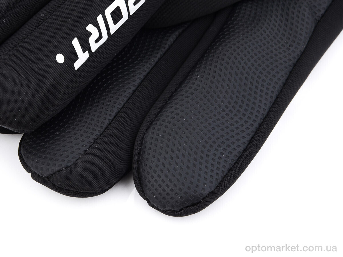 Купить Рукавички чоловічі 33-3М водонепроницаемые мех sport Королева чорний, фото 2