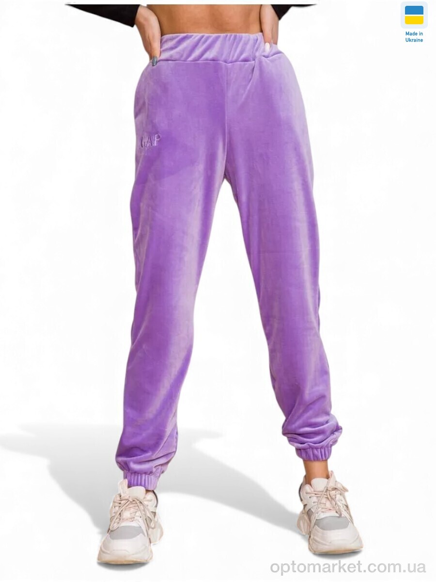 Купить Спортивні штаны жіночі 33 ліловий Sport style фіолетовий, фото 1