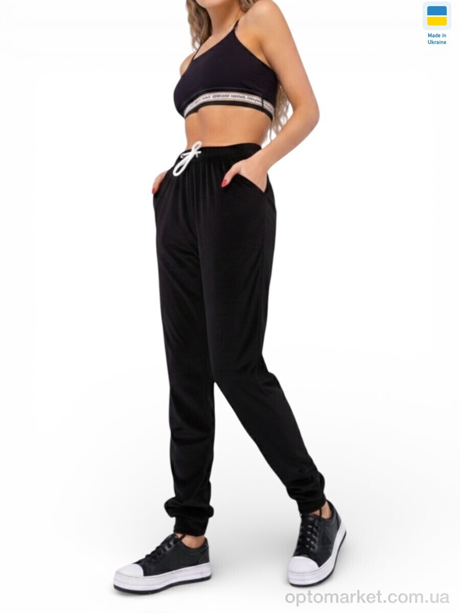 Купить Спортивні штаны жіночі 330018 чорний Margo чорний, фото 1