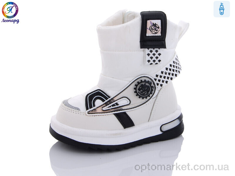 Купить Дутики дитячі 3312-C10 Леопард білий, фото 1