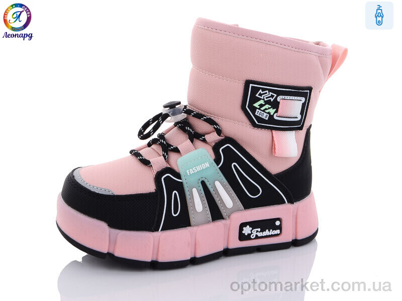 Купить Дутики дитячі 3315-B11 Леопард рожевий, фото 1