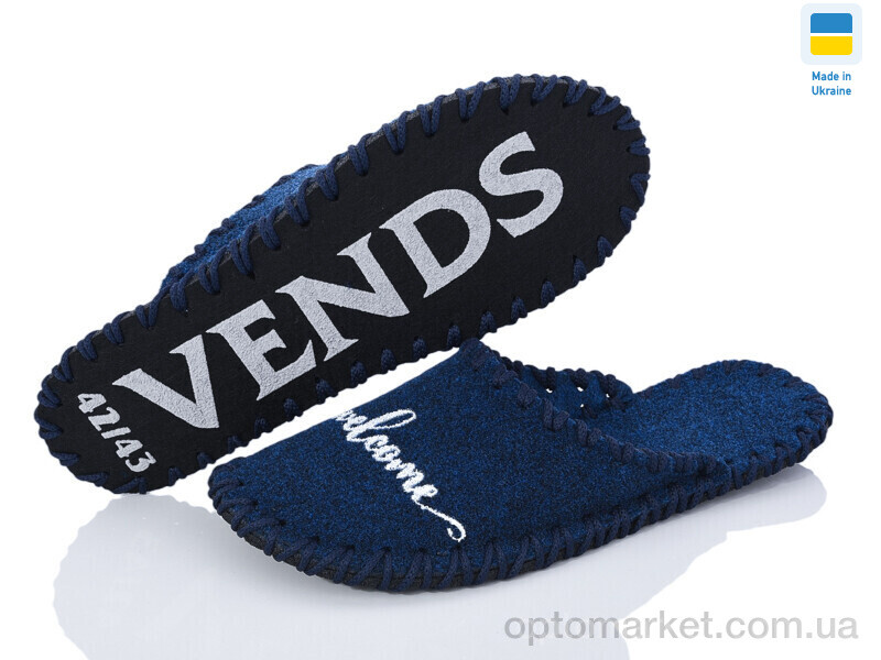 Купить Капці чоловічі 332 мор. хвиля закр. Vends синій, фото 1