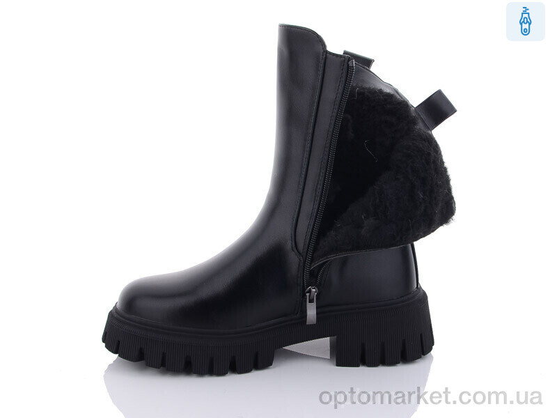 Купить Черевики жіночі 3327-1 Purlina чорний, фото 2