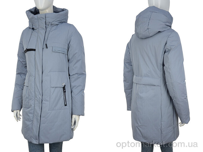 Купить Куртка жіночі 333-03 l.blue П2П синій, фото 3