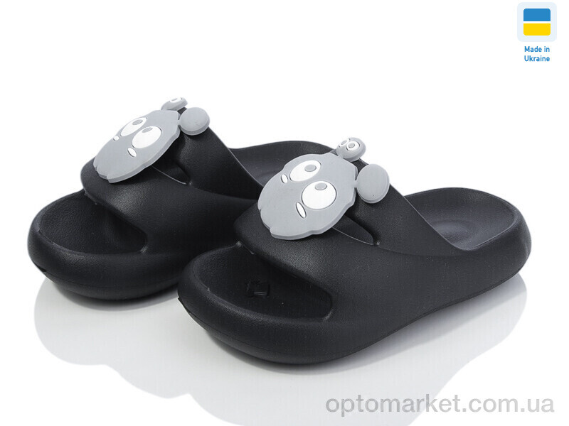 Купить Шльопанці дитячі 335 чорний Dago чорний, фото 1