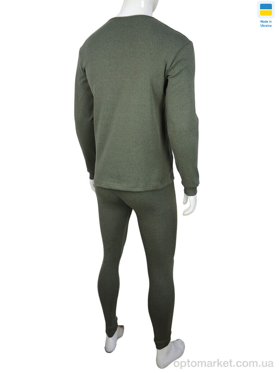 Купить Термобілизна чоловічі 3376 green (XL) Textile хакі, фото 2