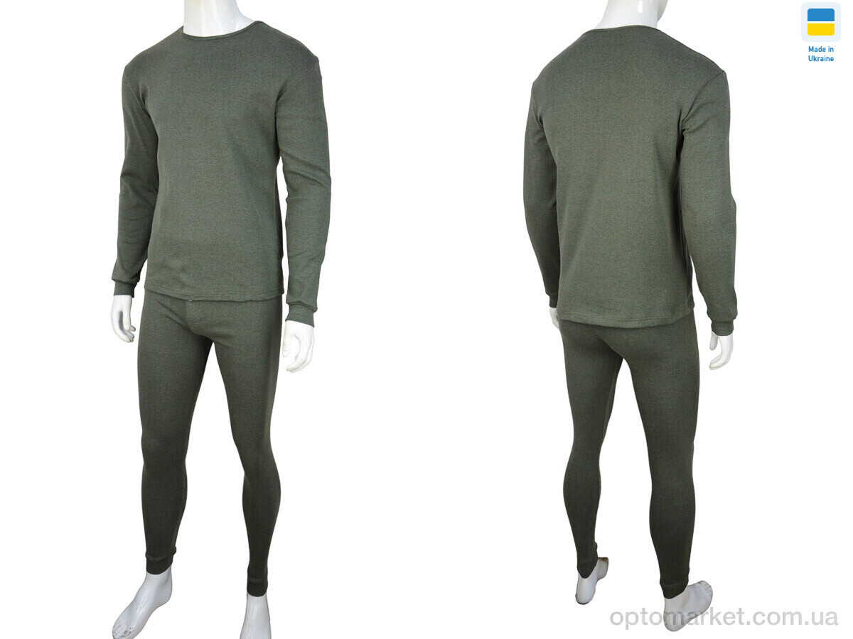 Купить Термобілизна чоловічі 3376 green (XL) Textile хакі, фото 3